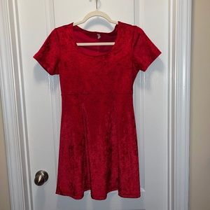 Cute velour dress